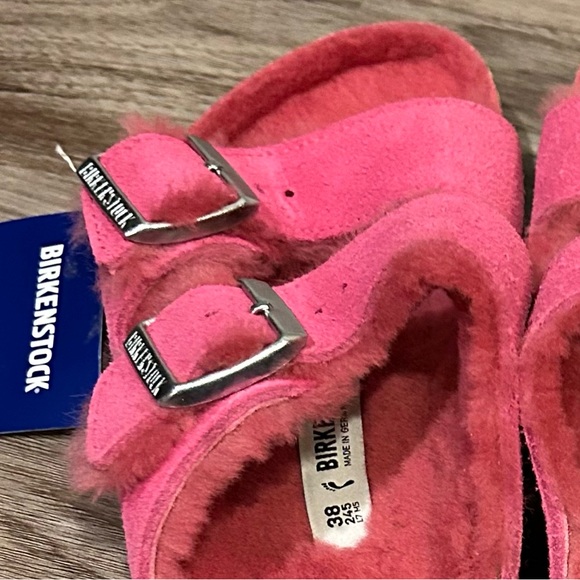 Birkenstock Arizona Shearling - Suede Shoes - Picture 12 of 12